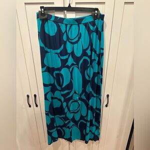 Biden Blue and Teal Floral Women's Skirt